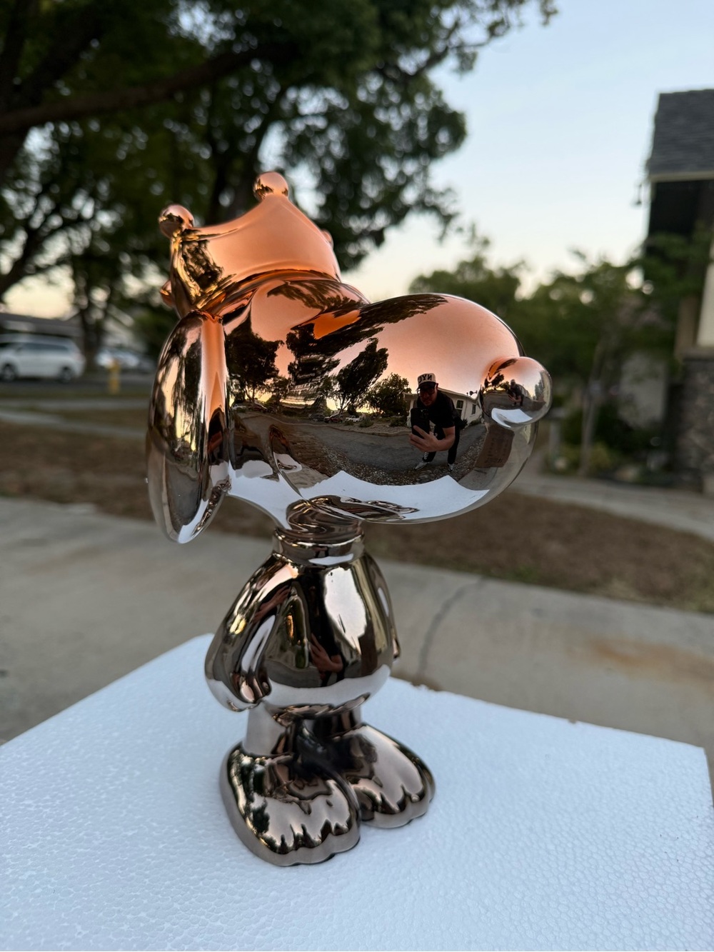 Snoopy chrome figure - 32cm 12.6”